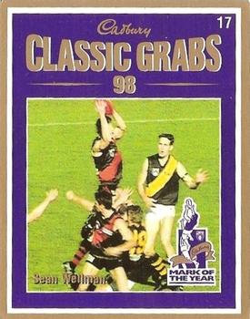 1999 Cadbury Classic Grabs 98 #17 Sean Wellman Front